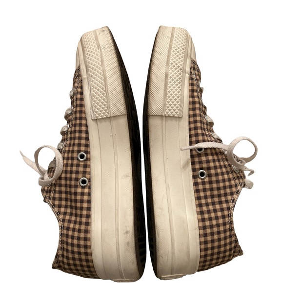 Converse Brown Checkered Sneakers - Picture 4 of 6